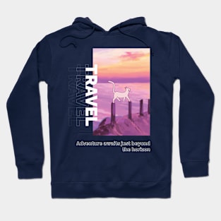 Travel - Adventure awaits just beyond the horizon Hoodie